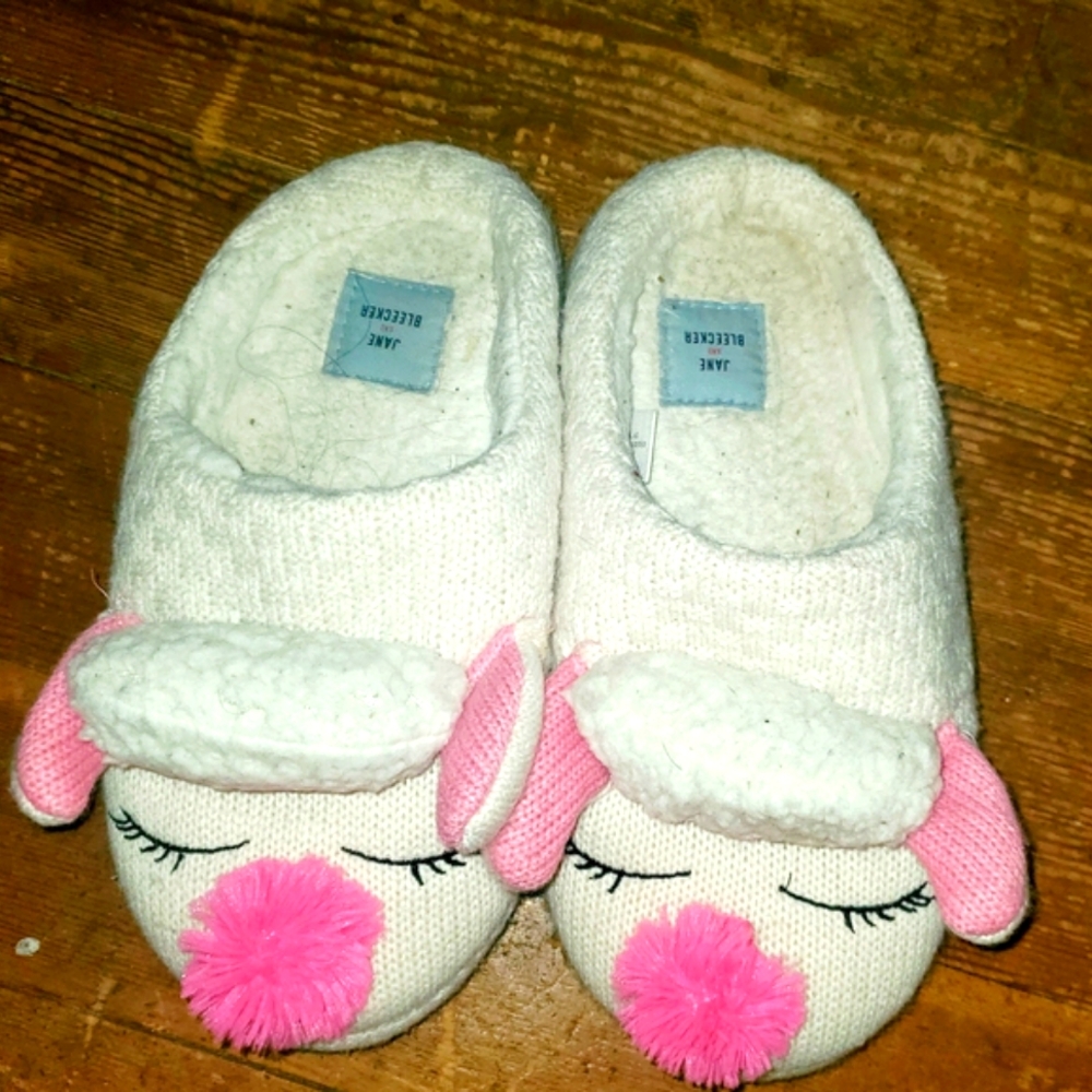 Jane & Bleecker Lamb Slippers